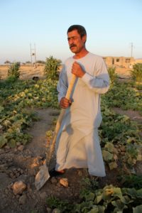 42-årige bonden Amar Khodr har problem med bevattningen av sina fält i Sinjar eftersom el saknas.