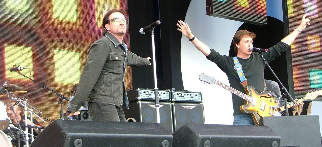 Bono ja Paul McCartney kehitysapua keräämässä